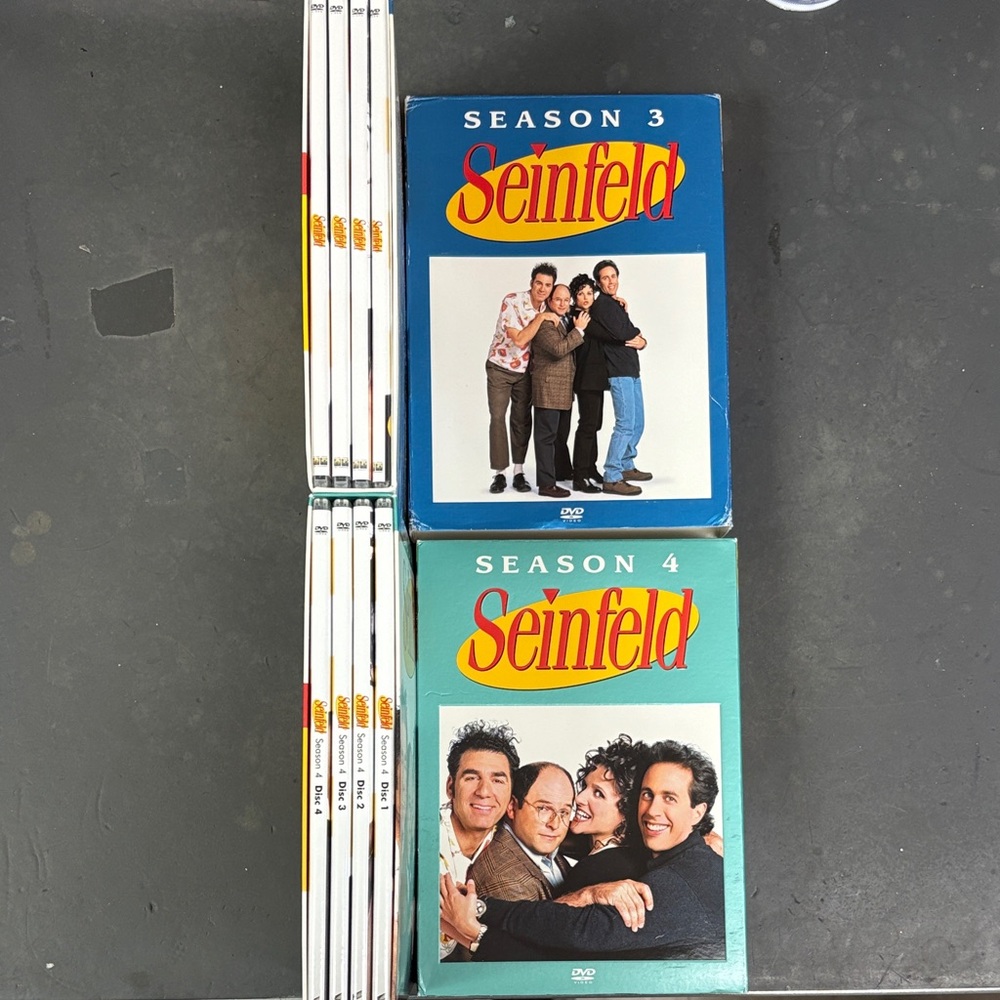 Seinfeld Season 3 & 4 DVD Set GUC